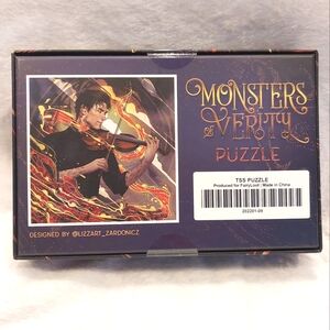 (Puzzle) Fairyloot Monsters Of Verity Book Puzzle, Sealed NIB